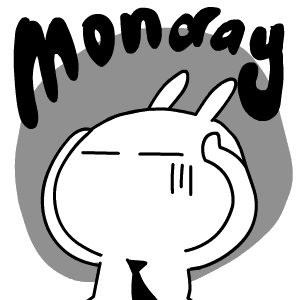 WeChat-Tuzki-Mondays-Sticker