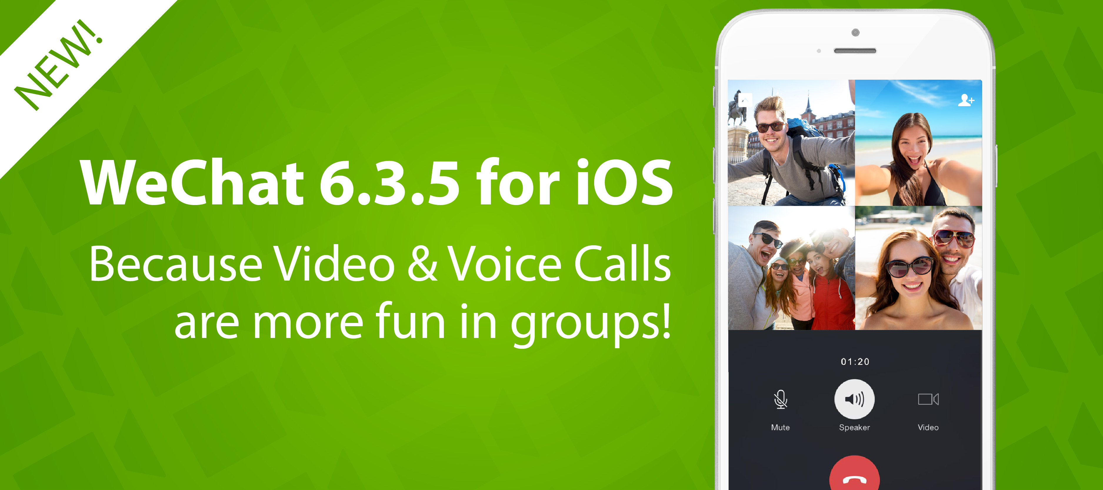 WeChat Banner_Video and Voice Call for Groups